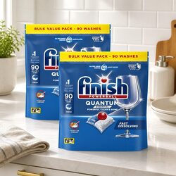 Quantum 180 Dishwasher Tablets No Pre-Rinse Needed Eco-Friendly Cleaning