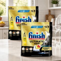 Lemon Dishwasher Tablets 66 Pack for Powerful Cleaning