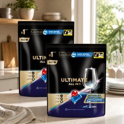 Ultimate Dishwasher Tablets 170 Pack Deep Clean Grease Stain Removal