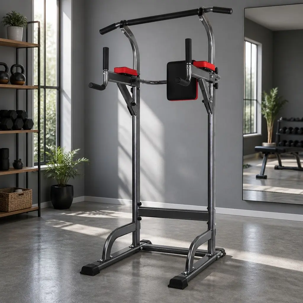 Multi-Function Home Gym Exercise Tower with 200kg Capacity