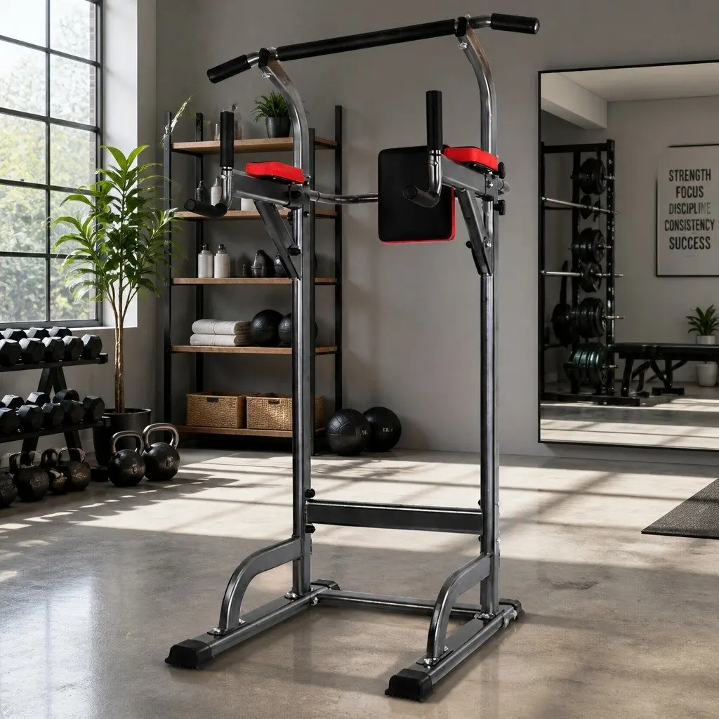Multi-Function Home Gym Exercise Tower with 200kg Capacity