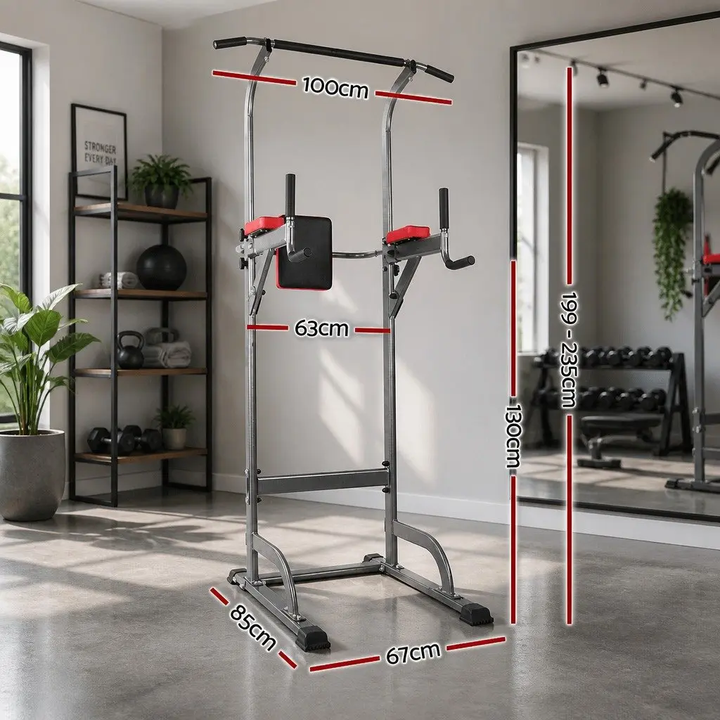 Multi-Function Home Gym Exercise Tower with 200kg Capacity