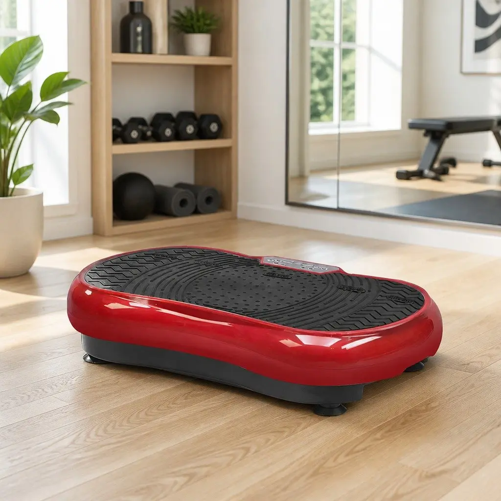 Vibration Exercise Machine with Resistance Bands