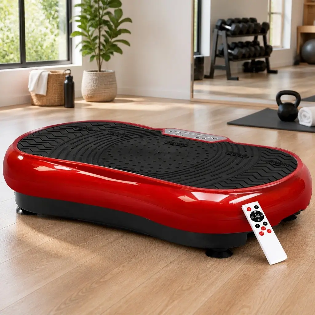 Vibration Exercise Machine with Resistance Bands