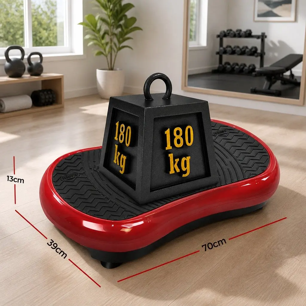 Vibration Exercise Machine with Resistance Bands