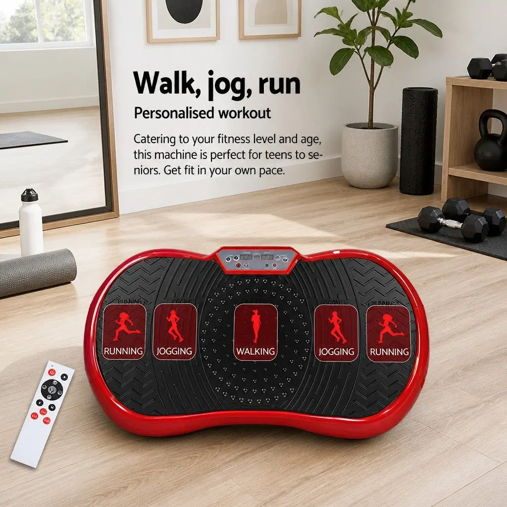 Vibration Exercise Machine with Resistance Bands
