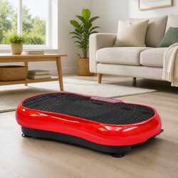Red Vibration Machine for Home Fitness – 99 Speed Levels