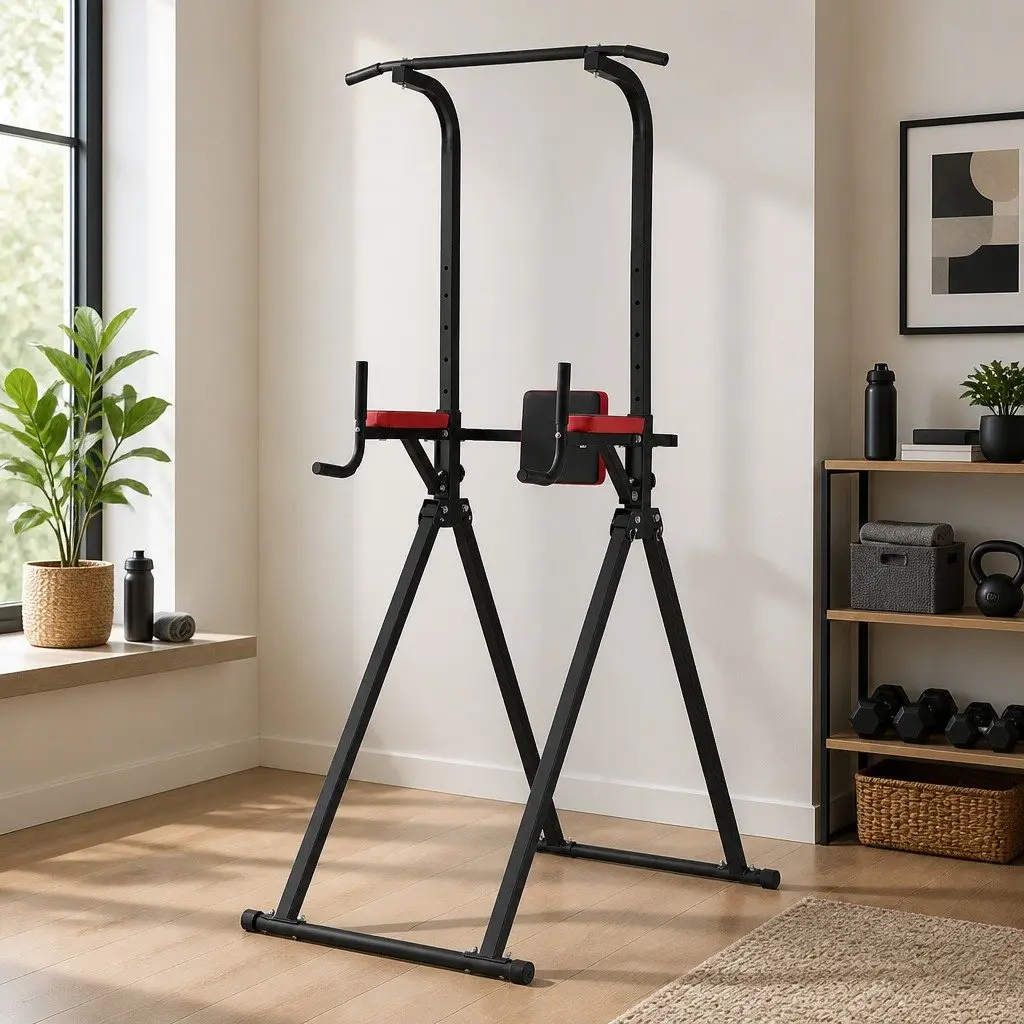 Adjustable Chin Up Tower for Home Gym Exercise