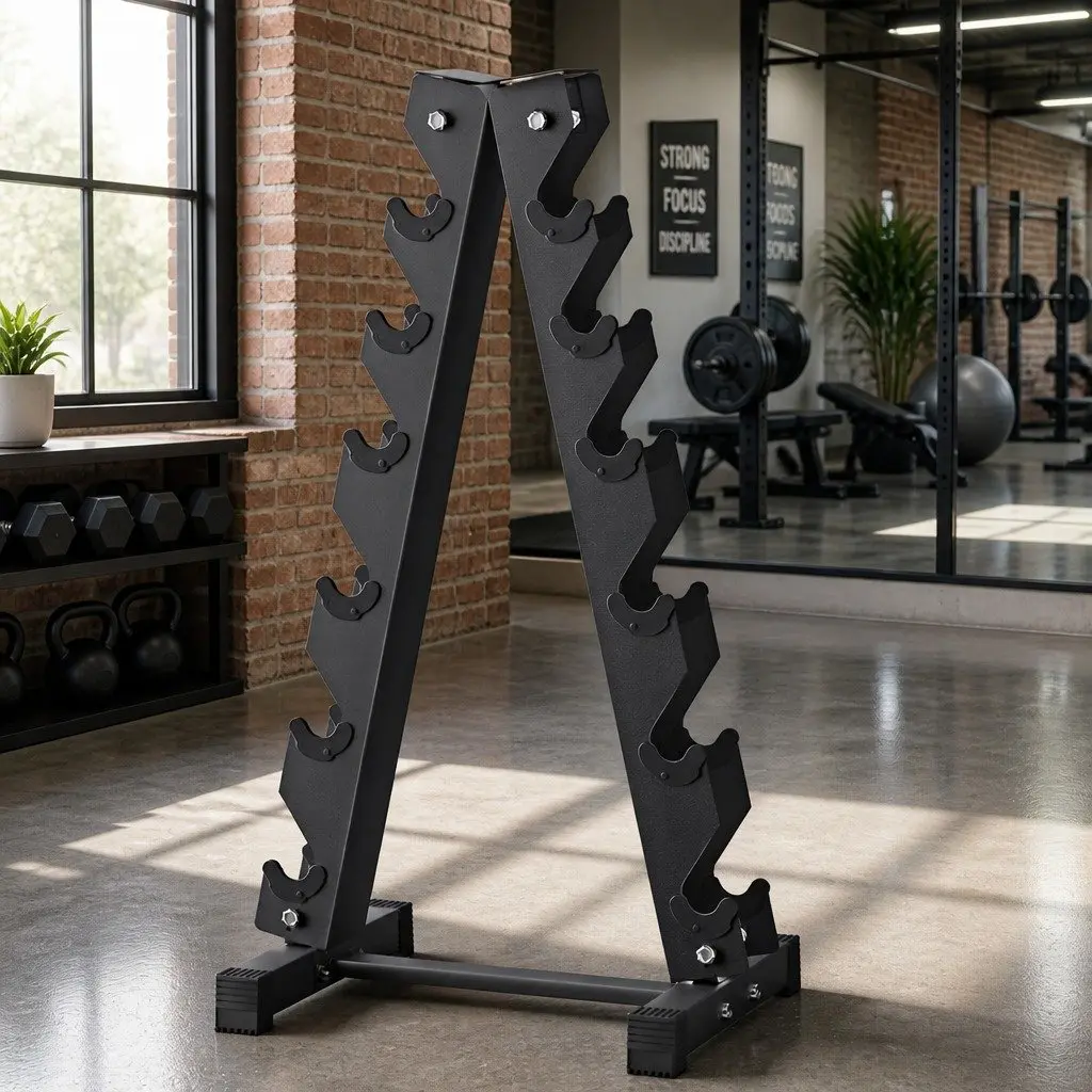 6 Tier Dumbbell Rack for Home Gym Storage