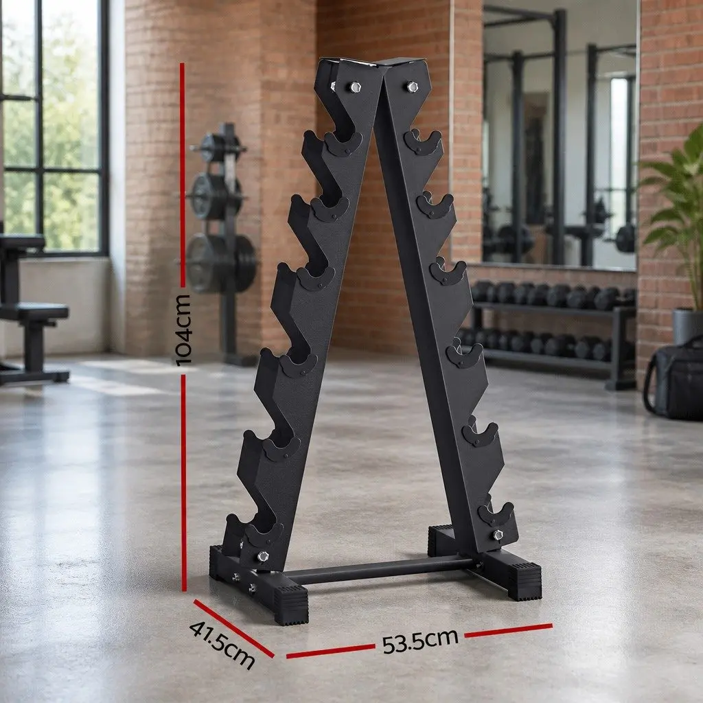 6 Tier Dumbbell Rack for Home Gym Storage
