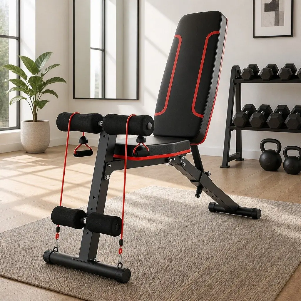 Adjustable Weight Bench for Home Gym Use