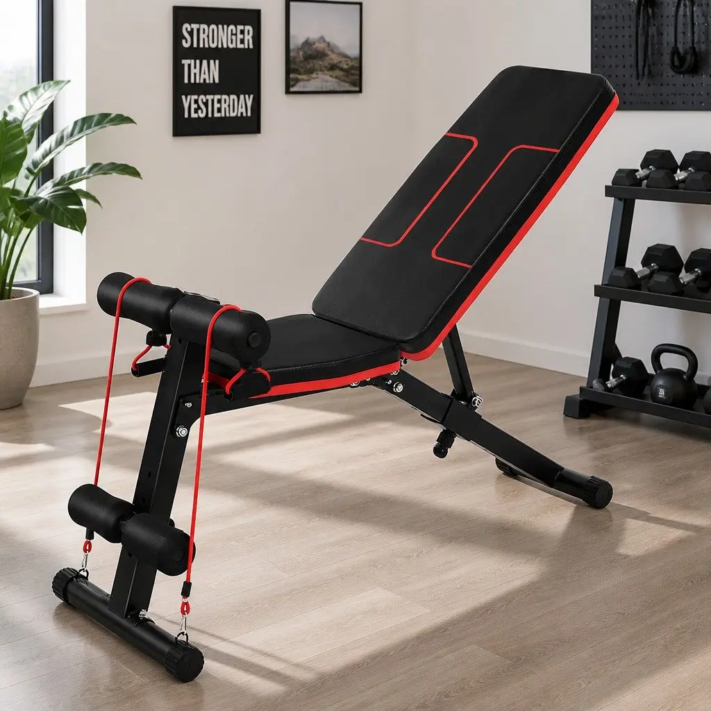 Adjustable Weight Bench for Home Gym Use