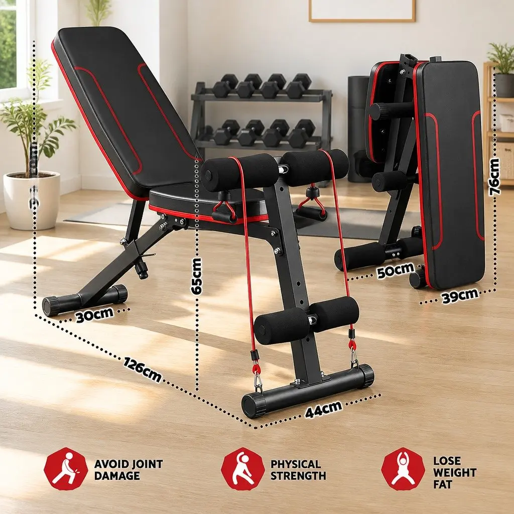 Adjustable Weight Bench for Home Gym Use