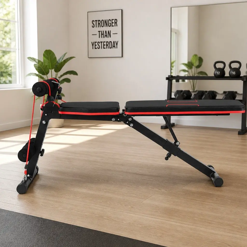 Adjustable Weight Bench for Home Gym Use
