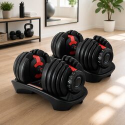 High-Quality Adjustable Dumbbell Set 24kg for Strength Training