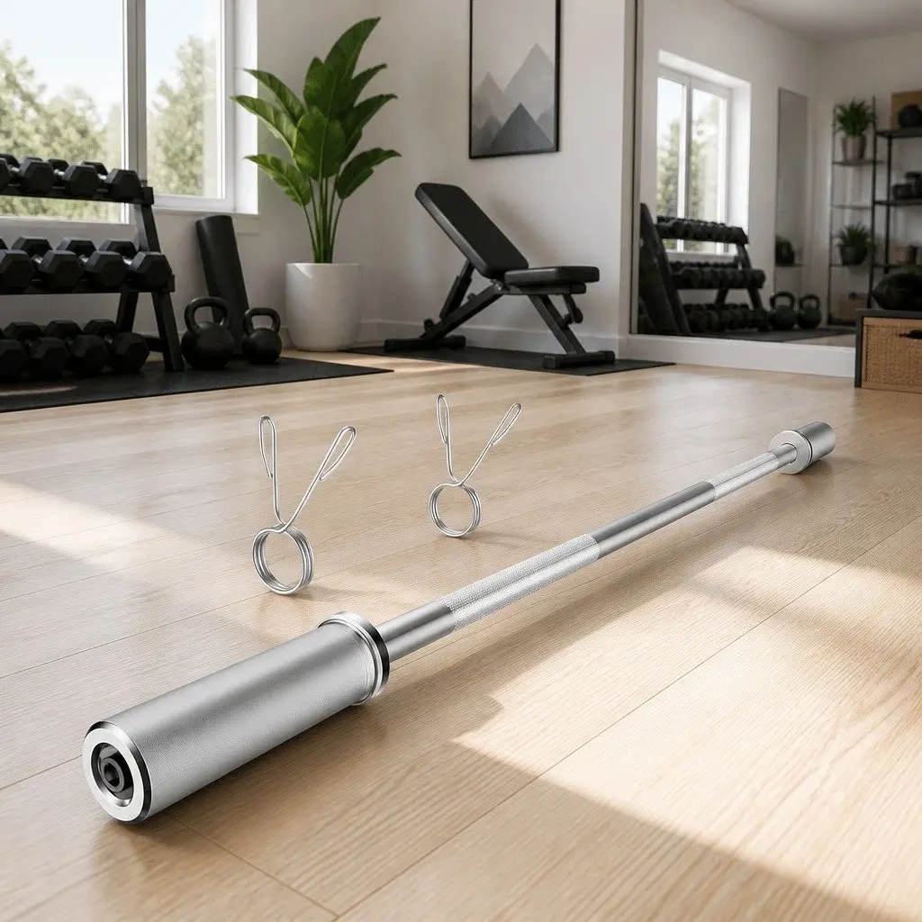 Olympic Barbell for Weightlifting at Home