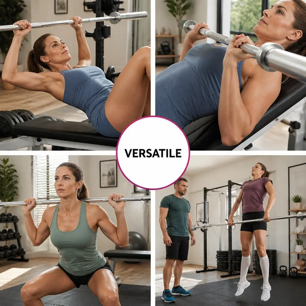 Olympic Barbell for Weightlifting at Home