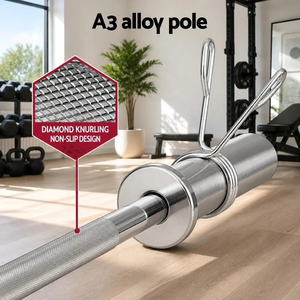 Olympic Barbell for Weightlifting at Home