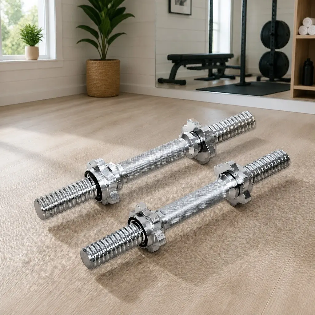 45cm Chrome Plated Dumbbell Bar for Home Gym