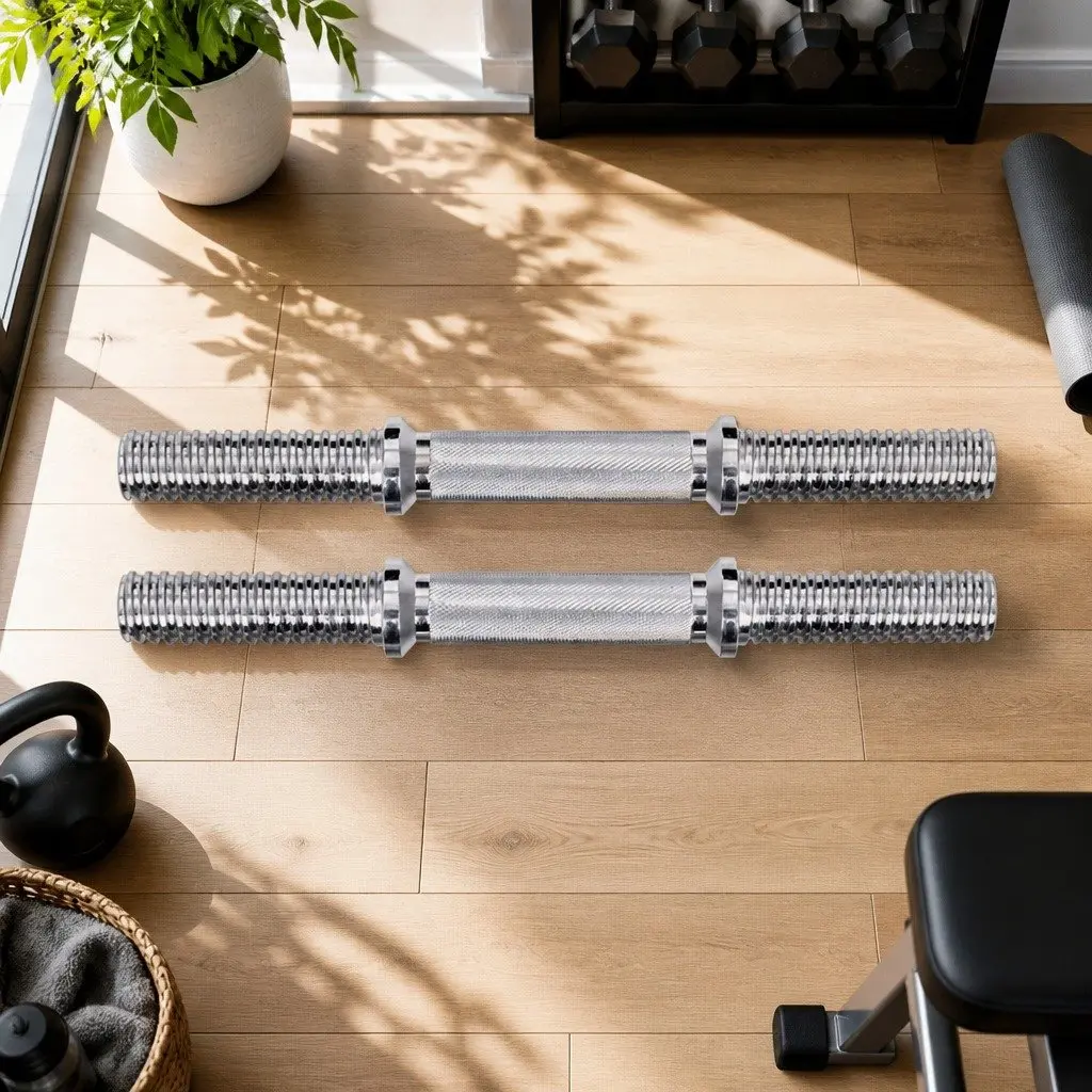 45cm Chrome Plated Dumbbell Bar for Home Gym