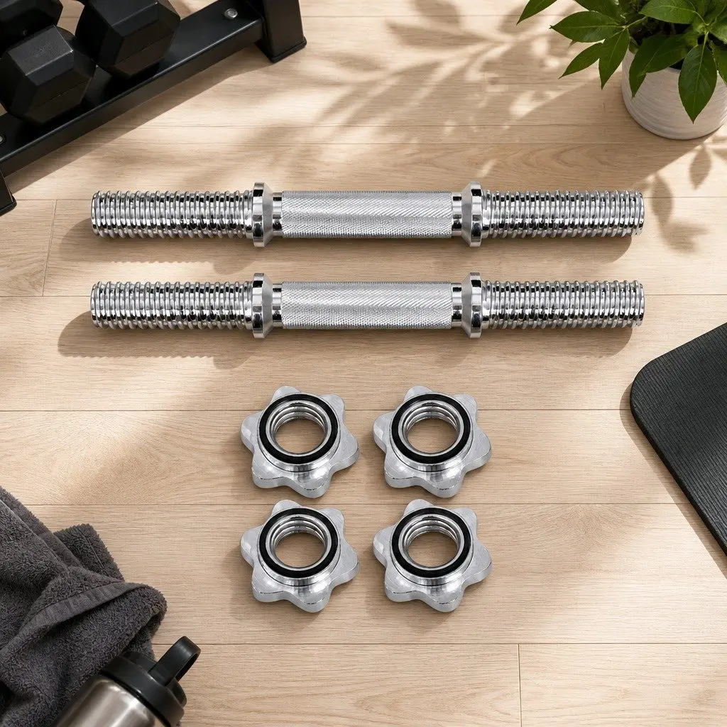 45cm Chrome Plated Dumbbell Bar for Home Gym