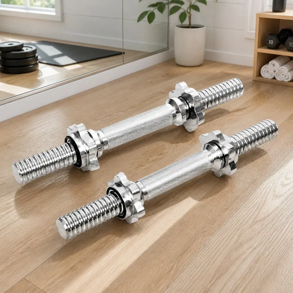 45cm Chrome Plated Dumbbell Bar for Home Gym