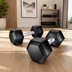 20kg Hex Dumbbells Set for Gym Training and Home Fitness