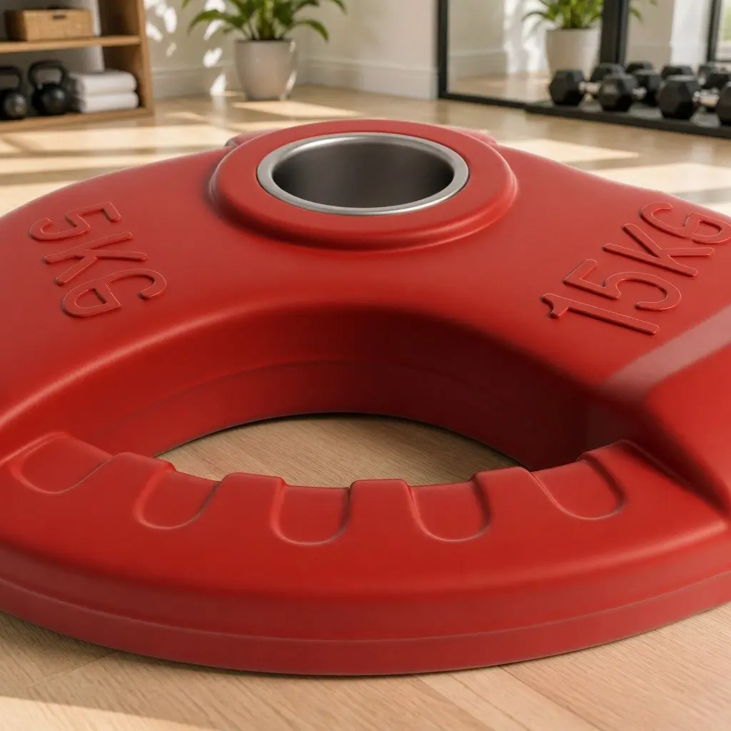 Weight Plate Cast Iron 15kg Red