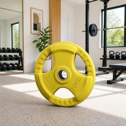 20kg Yellow Cast Iron Olympic Weight Plate for Lifting