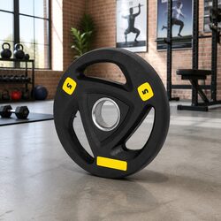 Durable 5kg Cast Iron Olympic Weight Plate for Strength Training