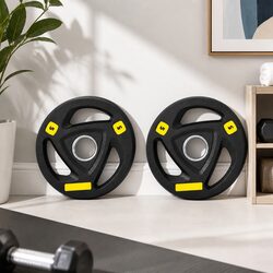 Olympic Weight Plates 5kg x2 for Strength Training