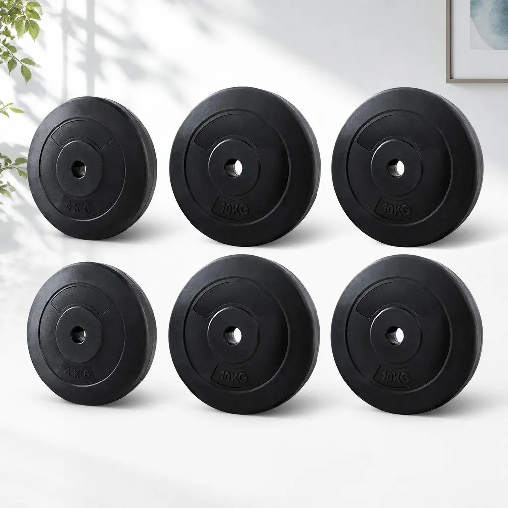 50kg Barbell Weight Plates Set for Home Gym