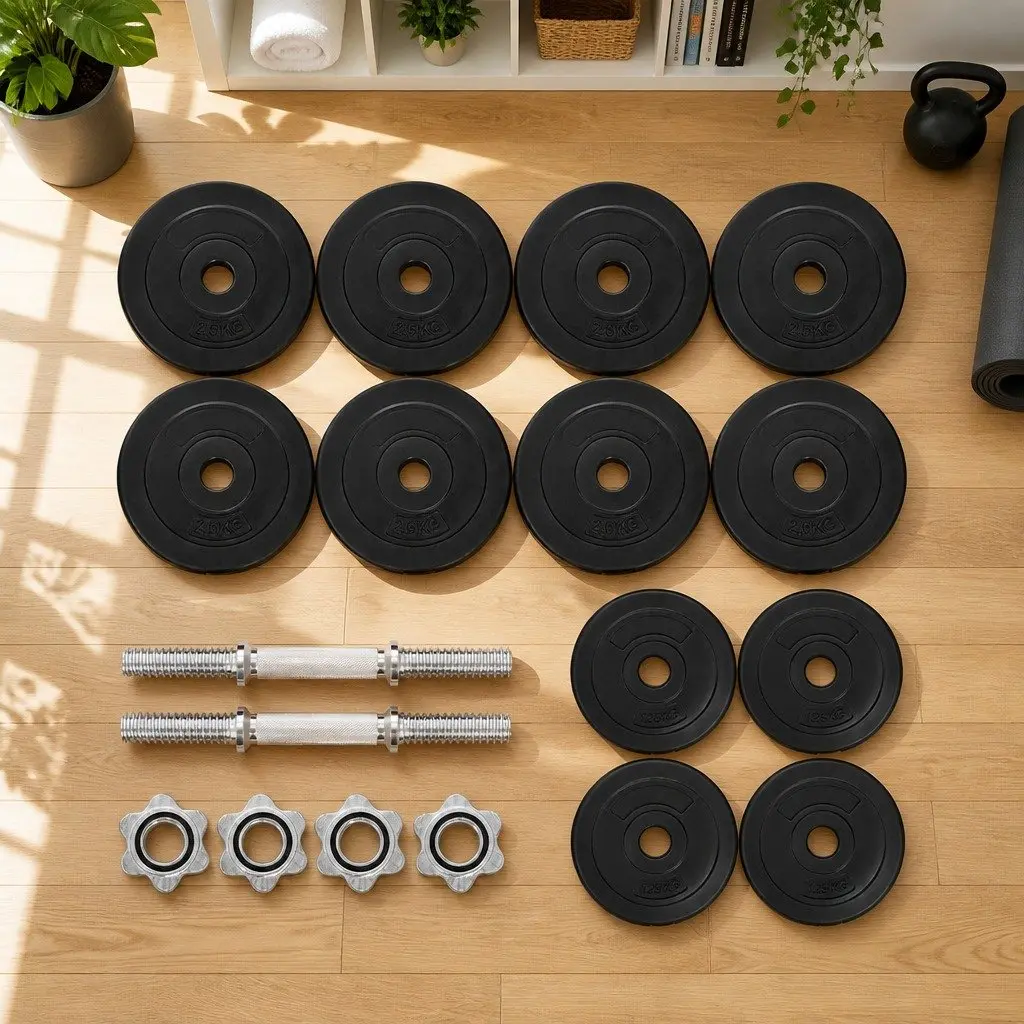 30kg Adjustable Dumbbell Set for Strength Training