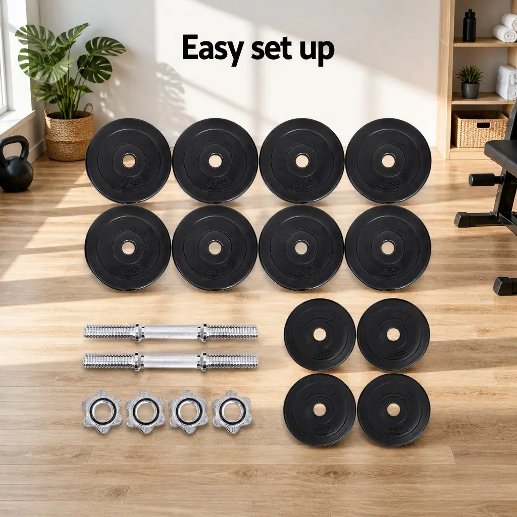 30kg Adjustable Dumbbell Set for Strength Training