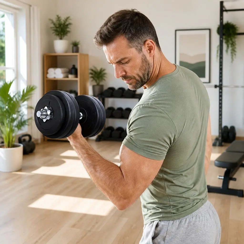 30kg Adjustable Dumbbell Set for Strength Training
