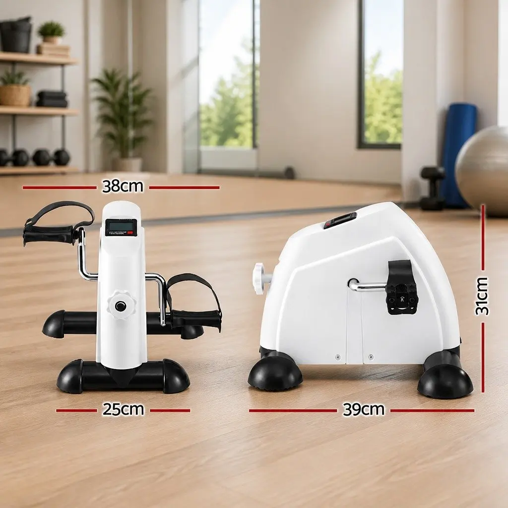 White Pedal Exerciser for Home and Office