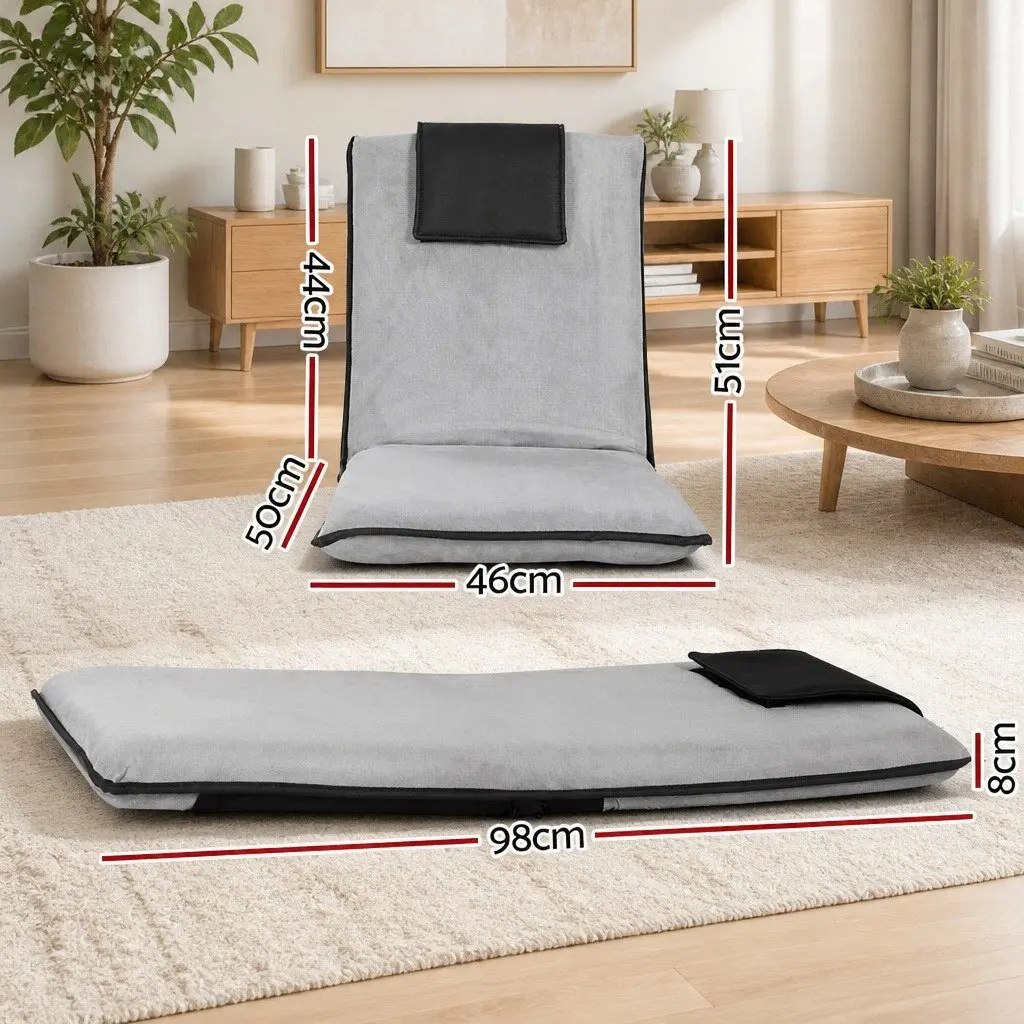 Adjustable Floor Lounge Sofa Bed Recliner Chair
