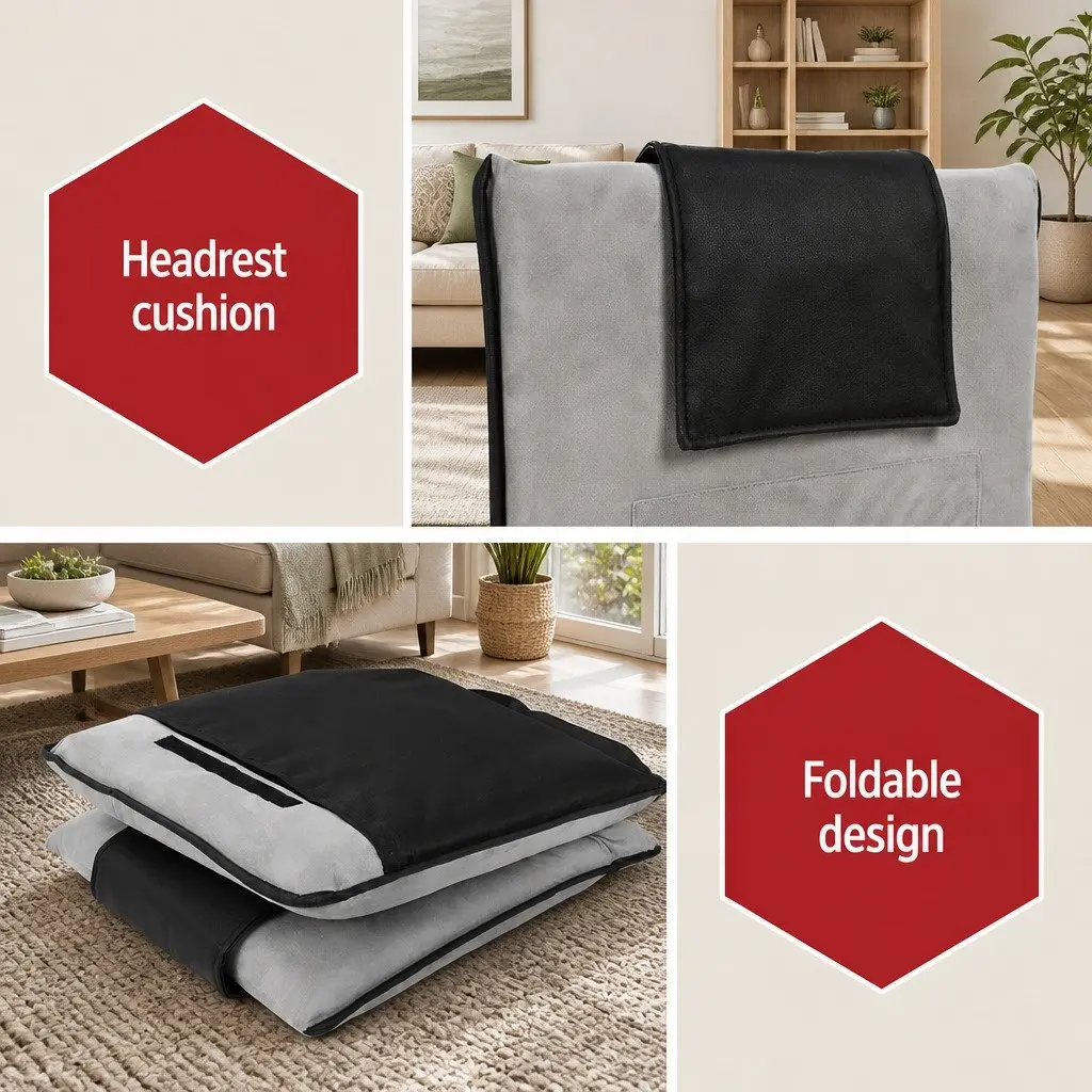 Adjustable Floor Lounge Sofa Bed Recliner Chair