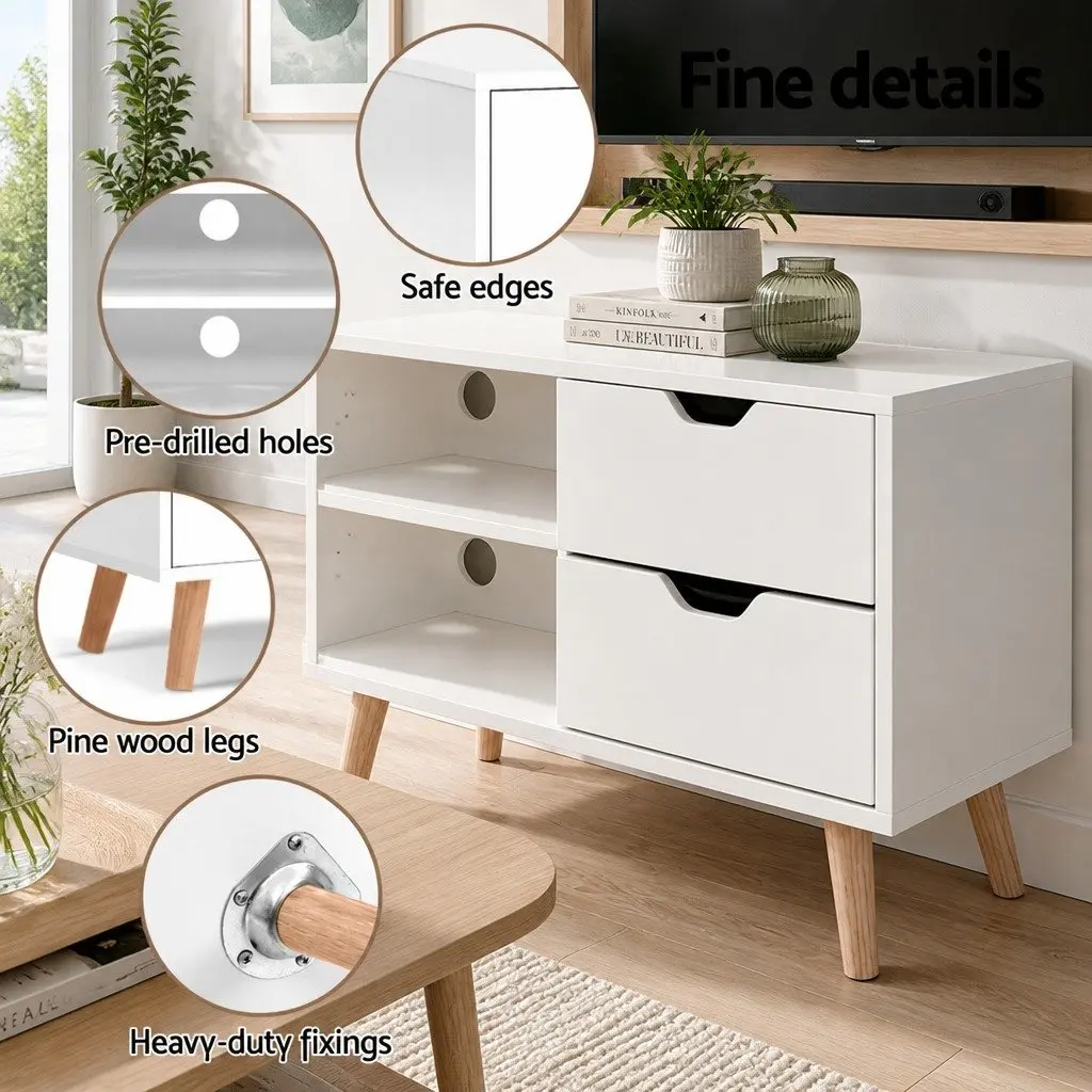 Adjustable Floor Lounge Sofa Bed with Entertainment Cabinet