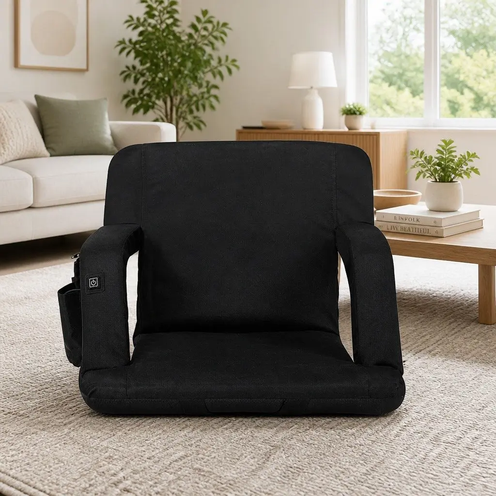 Adjustable Heated Lounger Recliner Sofa Bed with Armrests