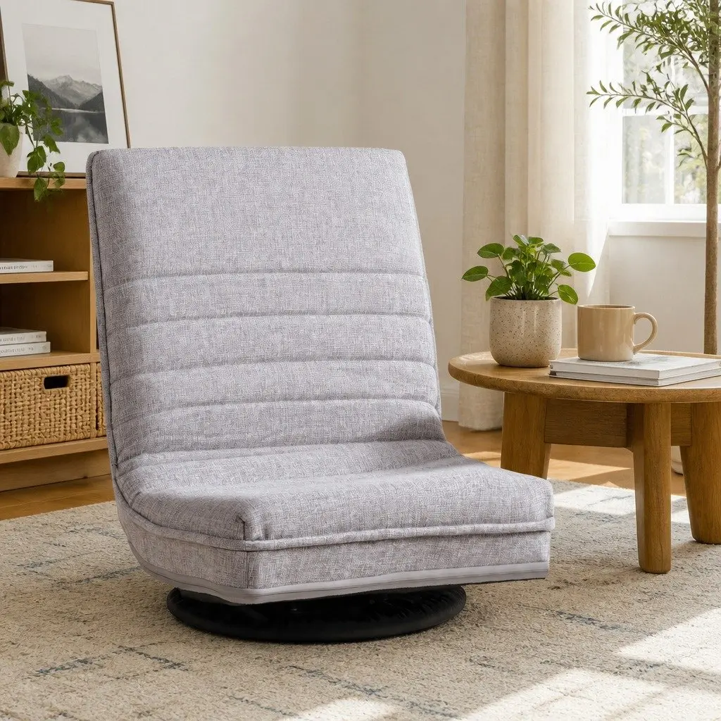 360° Swivel Floor Chair for Gaming and Relaxation