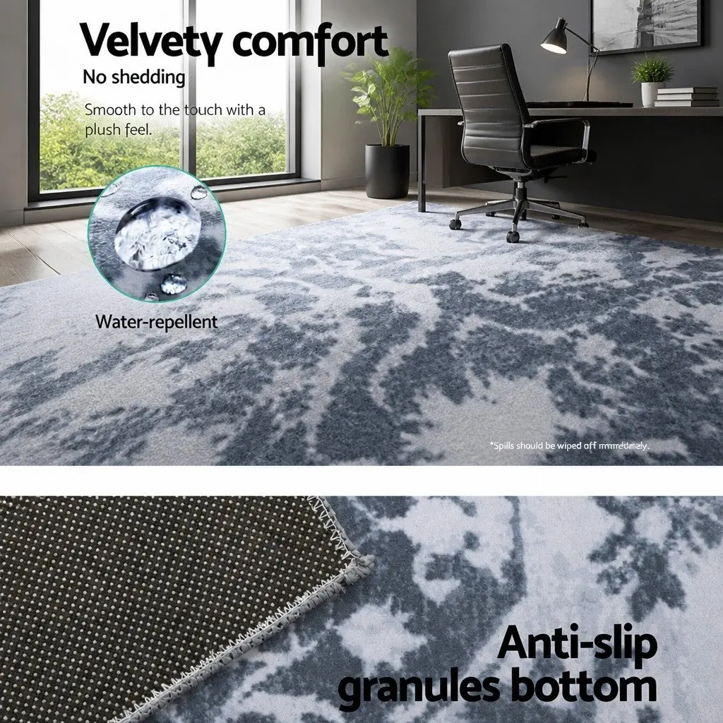 Area Rug Flannel Fabric 200x290cm Soft Pile Multicoloured