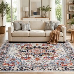 Large Bohemian Pattern Floor Rug 160X230cm - Durable Design