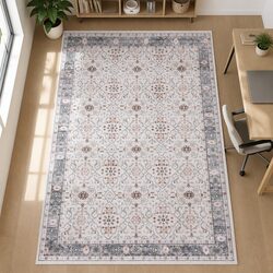 Large Floor Rug 200x290cm Washable Area Carpet Modern Geometric Design Living