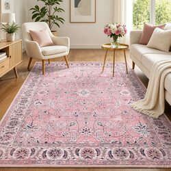 Large Vintage Floral Area Rug 240X340cm for Home