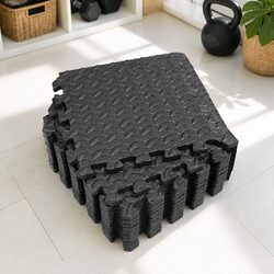 Durable EVA Foam Mat 12Pcs Interlocking Gym Tiles