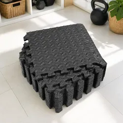 Durable EVA Foam Mat 12Pcs Interlocking Gym Tiles