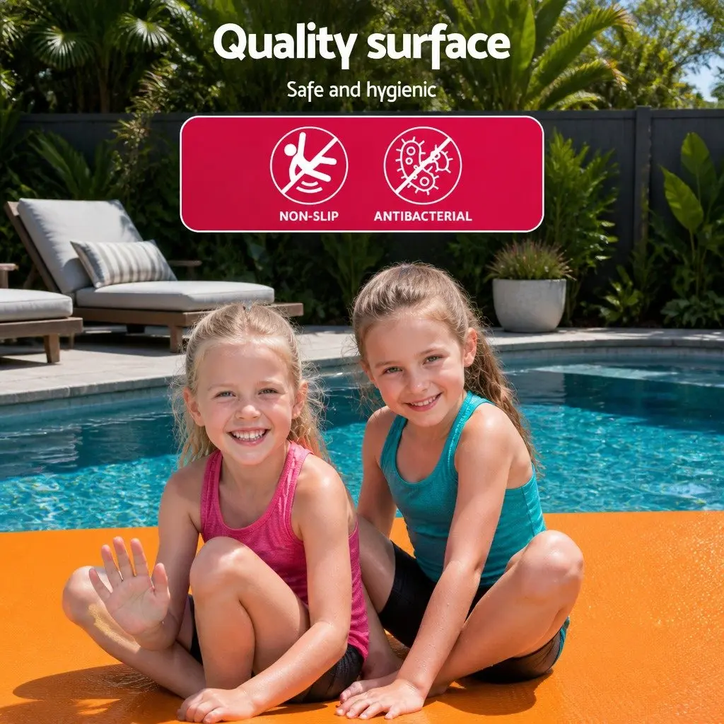 Floating Water Mat 2.7x1.8m with Three-Layer Construction