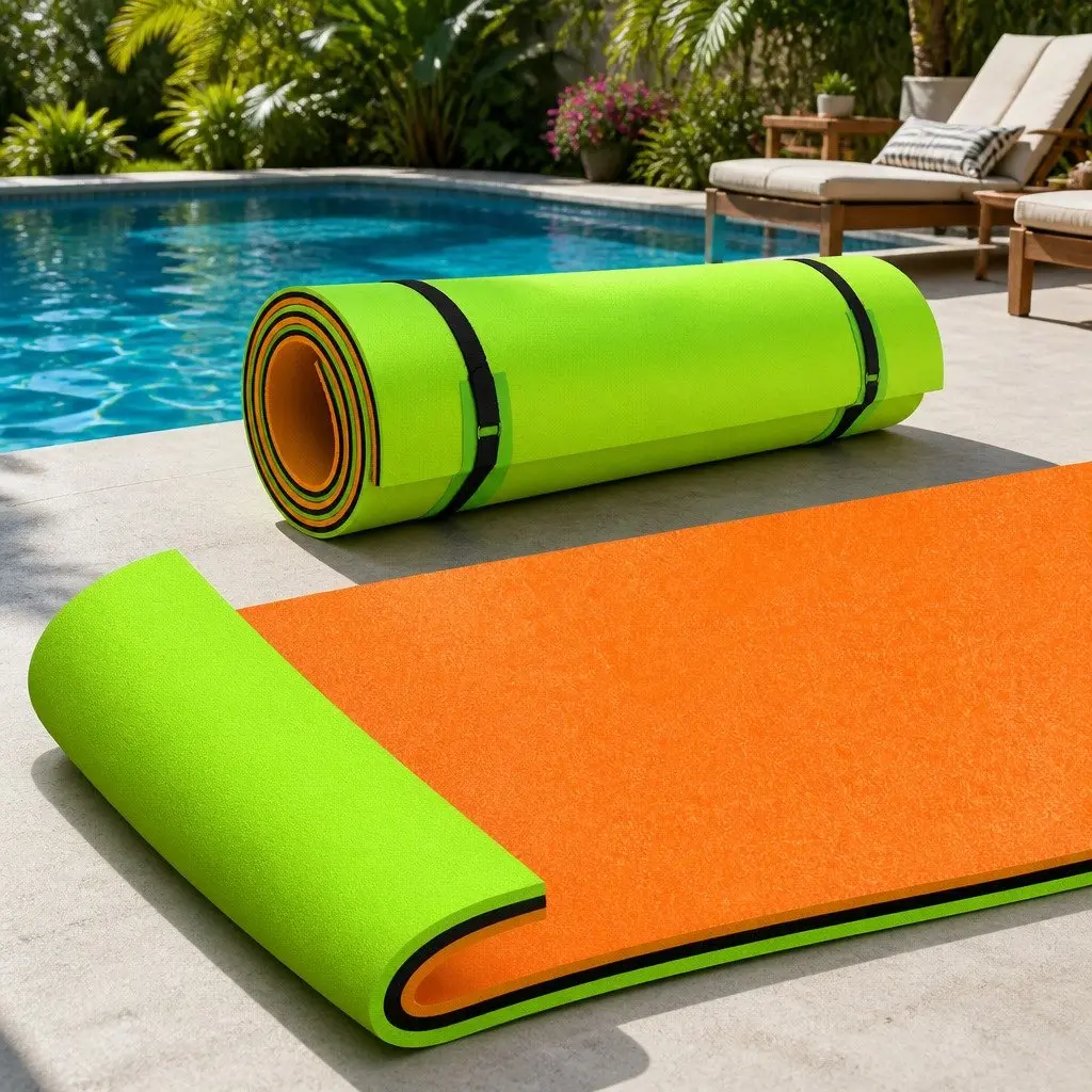 Floating Water Mat 2.7x1.8m with Three-Layer Construction