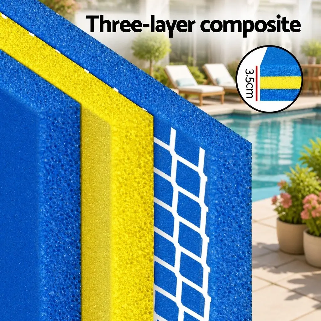Floating Water Mat 3.5x1.8m with Bungee Cord